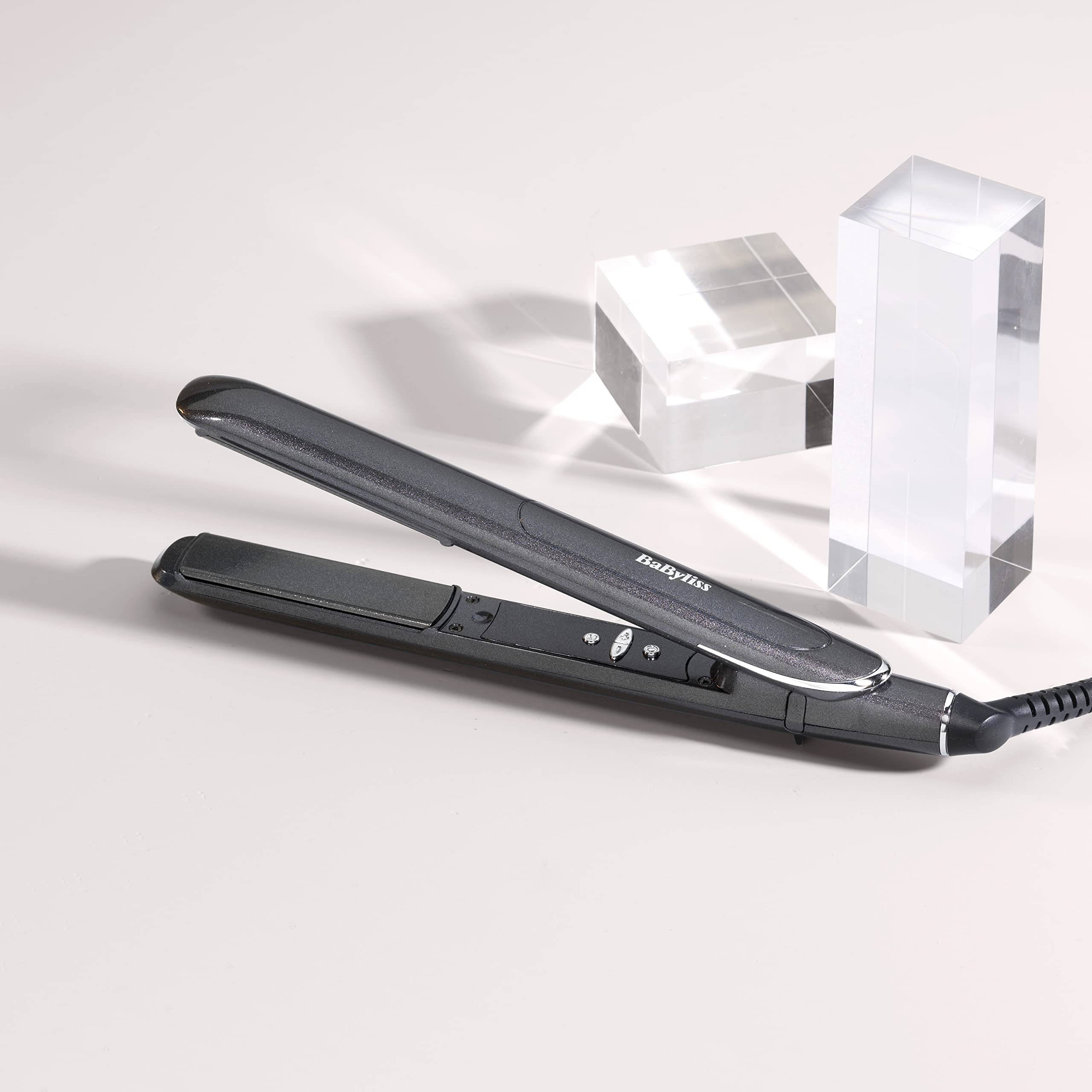BaByliss Platinum Diamond Infused Hair Straightener | Smooth & Rapid Styling With 24mm Elongated Ceramic Plates | 10 Heat Settings Up to 235°C | Ionic Frizz Control & Auto Shut Off BaByliss Platinum Diamond Infused Hair Straightener | Smooth & Rapid Styling With 24mm Elongated Ceramic Plates | 10 Heat Settings Up to 235°C | Ionic Frizz Control & Auto Shut Off